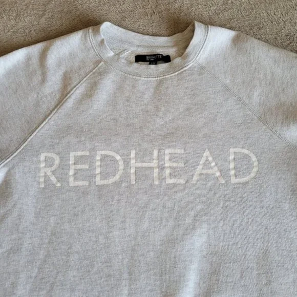 Brunette The Label Redhead sweatshirt size S/M - Picture 5 of 10